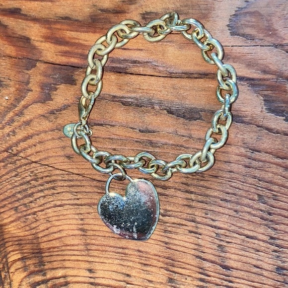 Vintage style Heart chain bracelet - Picture 2 of 2